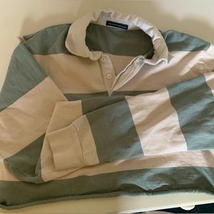 brandy melville cropped collar shirt